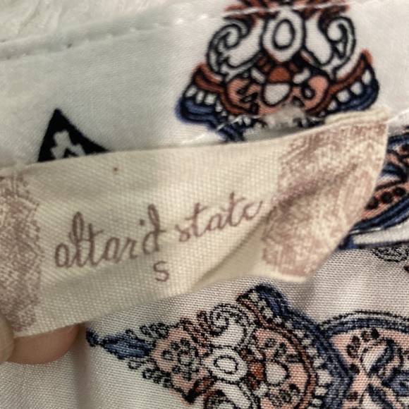 Altar'd state tunic dress long sleeve Boho Hippie - Picture 4 of 5